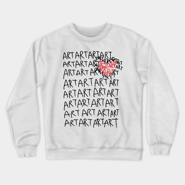 HEART ART Crewneck Sweatshirt by MagnumOpus